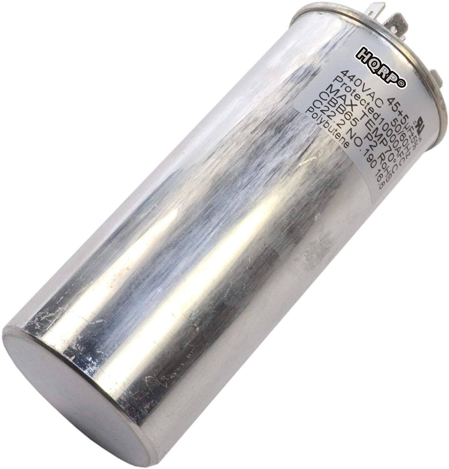 440VAC HQRP G Polybutene CBB65 Protected 45+5%HF IR NO.190 NO TEMP P2 0000AFC 50/60Hz 190 2Ro ROHS 70C 16.8

HORP
440VAC 45+5%HF
MAX TEMP 100°C
CBB65
Polybutene
C222 2 NO P2 70°C
190 16.8