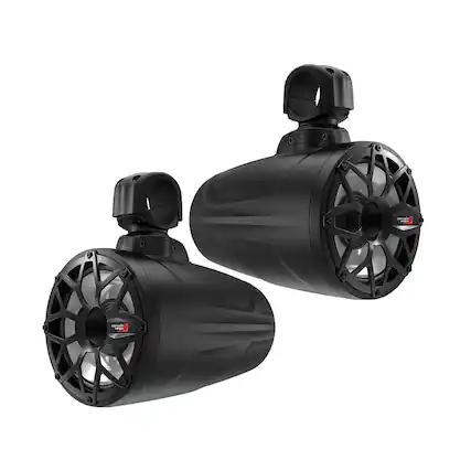 Front. Cerwin Vega - Cerwin Vega - SL8F4B- 2-Way 8" Long Pod Speaker System (Pair) - Black - Black.