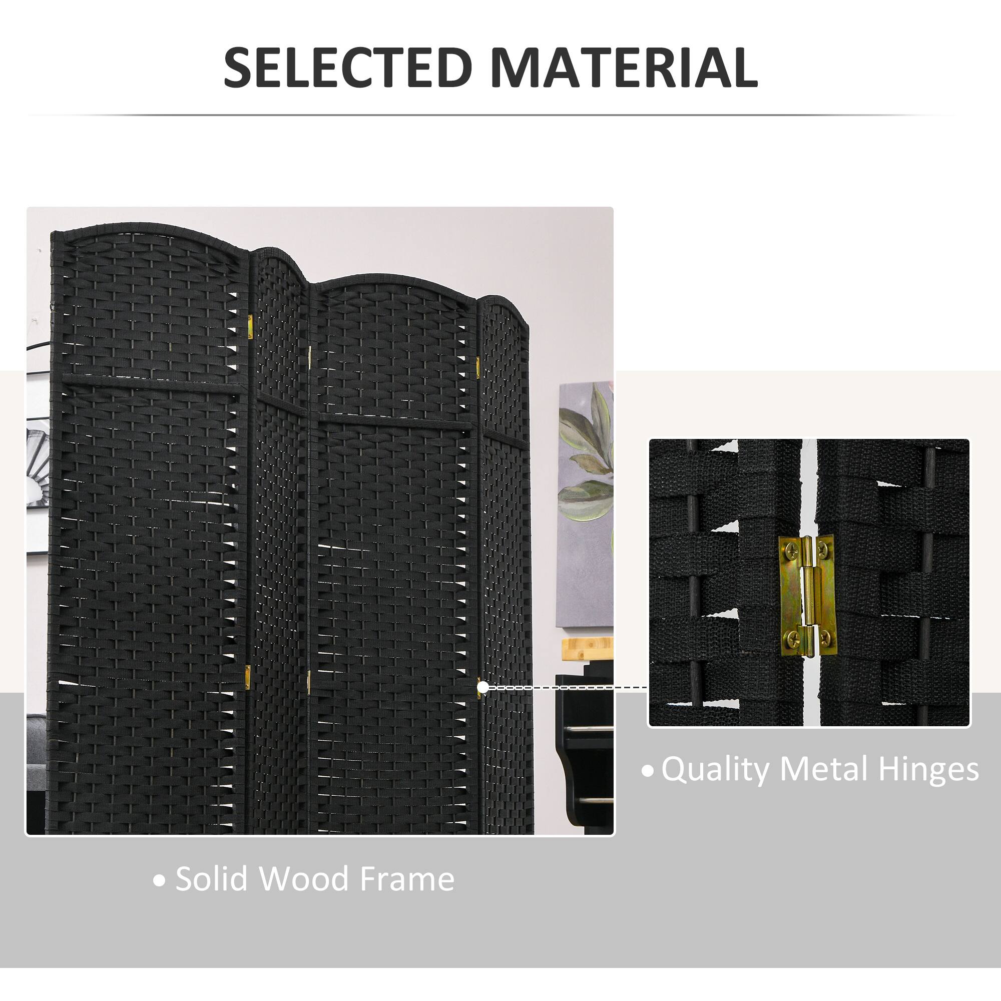 SELECTED MATERIAL

Quality Metal Hinges
Solid Wood Frame