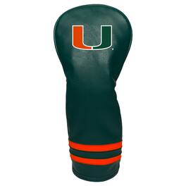 Team Golf - Miami Hurricanes Vintage Fairway Head Cover - Multicolor
