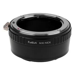 Fotodiox - Lens Adapter - Compatible with Nikon F Mount Lenses to fit Sony E Mount Cameras