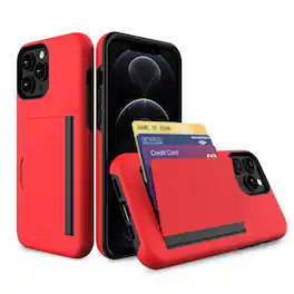 RomeTech - Rome Tech Wallet Case for iPhone 13 Pro Max - Red