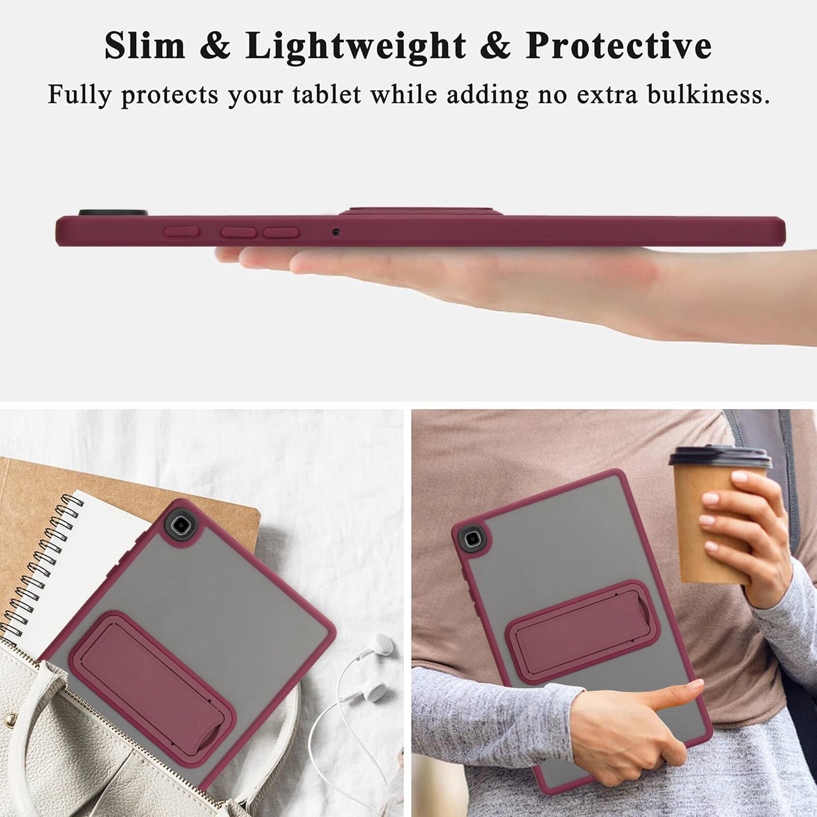Slim & Lightweight & Protective  
Fully protects your tablet while adding no extra bulkiness.