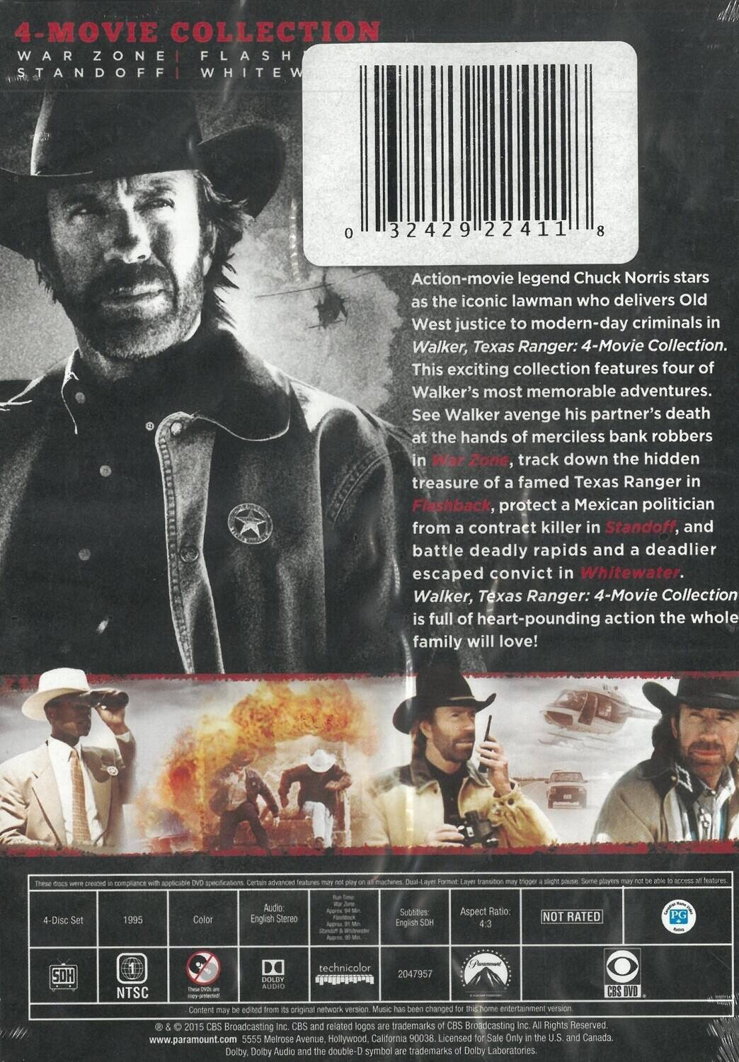 Alt View 1. Walker, Texas Ranger: 4-Movie Collection   - DVD.