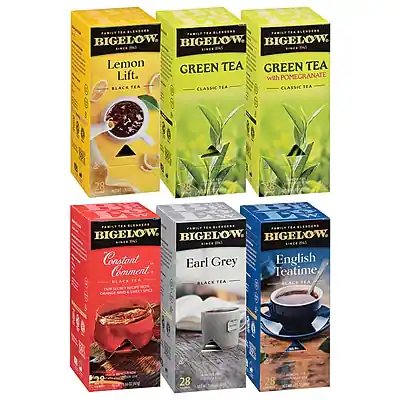 1B Fp
J.NILR BIGELOW BIGELOW BIGELOW Lemon Lift BLACK TEA
BIGELOW BIGELOW BIGELOW GREEN TEA CLASSIC TEA
BIGELOW BIGELOW GREEN TEA with POMEGRANATE CLASSIC TEA
2 28 B TR
BIGELOW BIGELOW BIGELOW ENS Constant Earl Grey English Teatime BLACK TEA 28 28