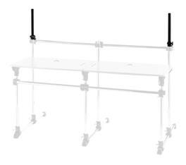 Gibraltar Hardware - Elevate Speaker Mounts, Mounts Directly to Outer Legs, Eliminates Extra Speaker Stands