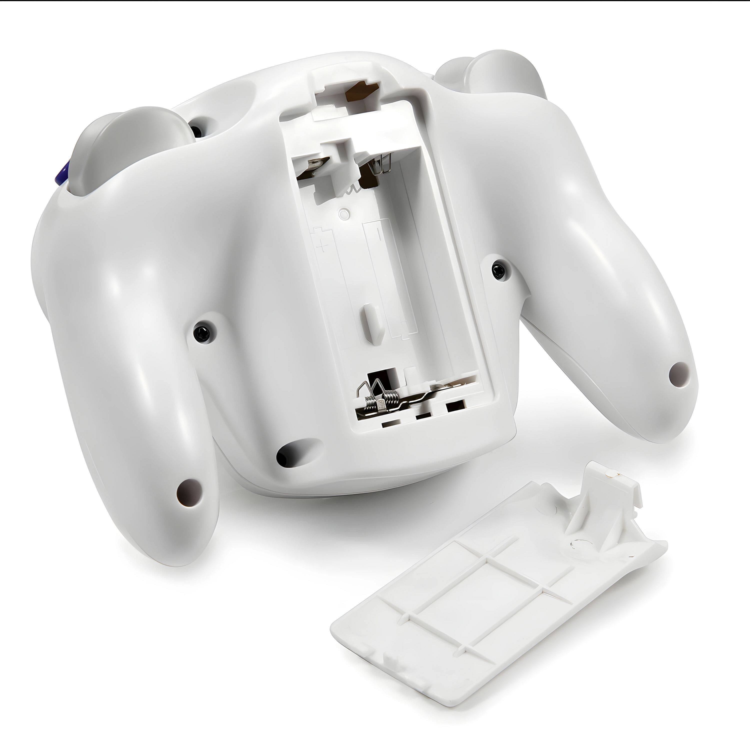 Angle. Kitcheniva - Wireless Game Controller With Adapter For Nintendo Game Cube - White.