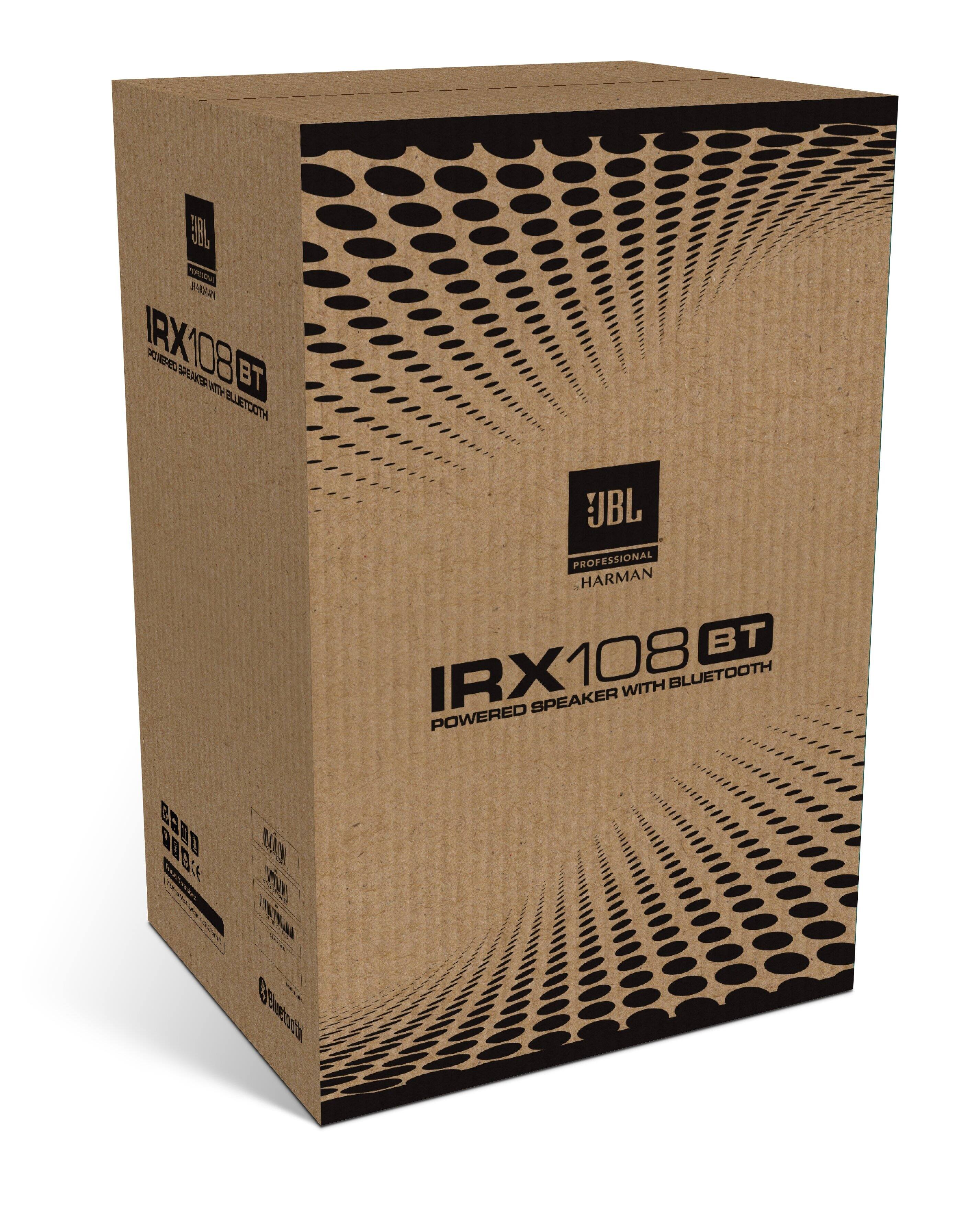 Alt View 25. JBL - IRX108BT 1300W Powered 8" Portable PA Loudspeaker with Bluetooth - Black.