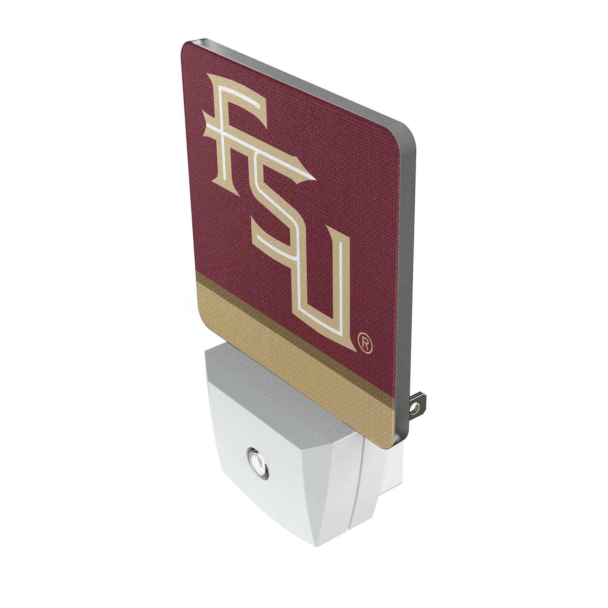 Alt View 1. Keyscaper - Florida State Seminoles Stripe Design Nightlight 2-Pack - Multicolor.