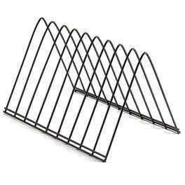 Officemate - Triangle Wire Sorter 7" x 7" x 11" Desktop Sturdy Steel Wire - Black