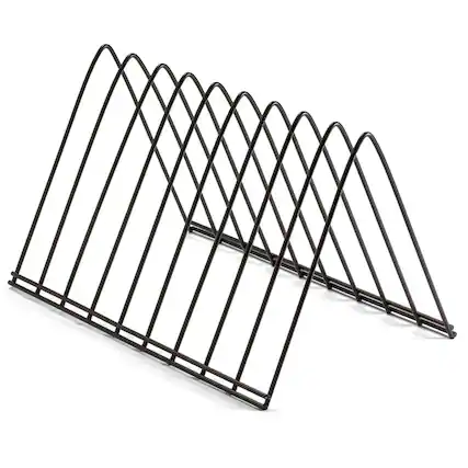 Front. Officemate - Officemate Triangle Wire Sorter 7" x 7" x 11" Desktop Sturdy Black Steel Wire - Black.