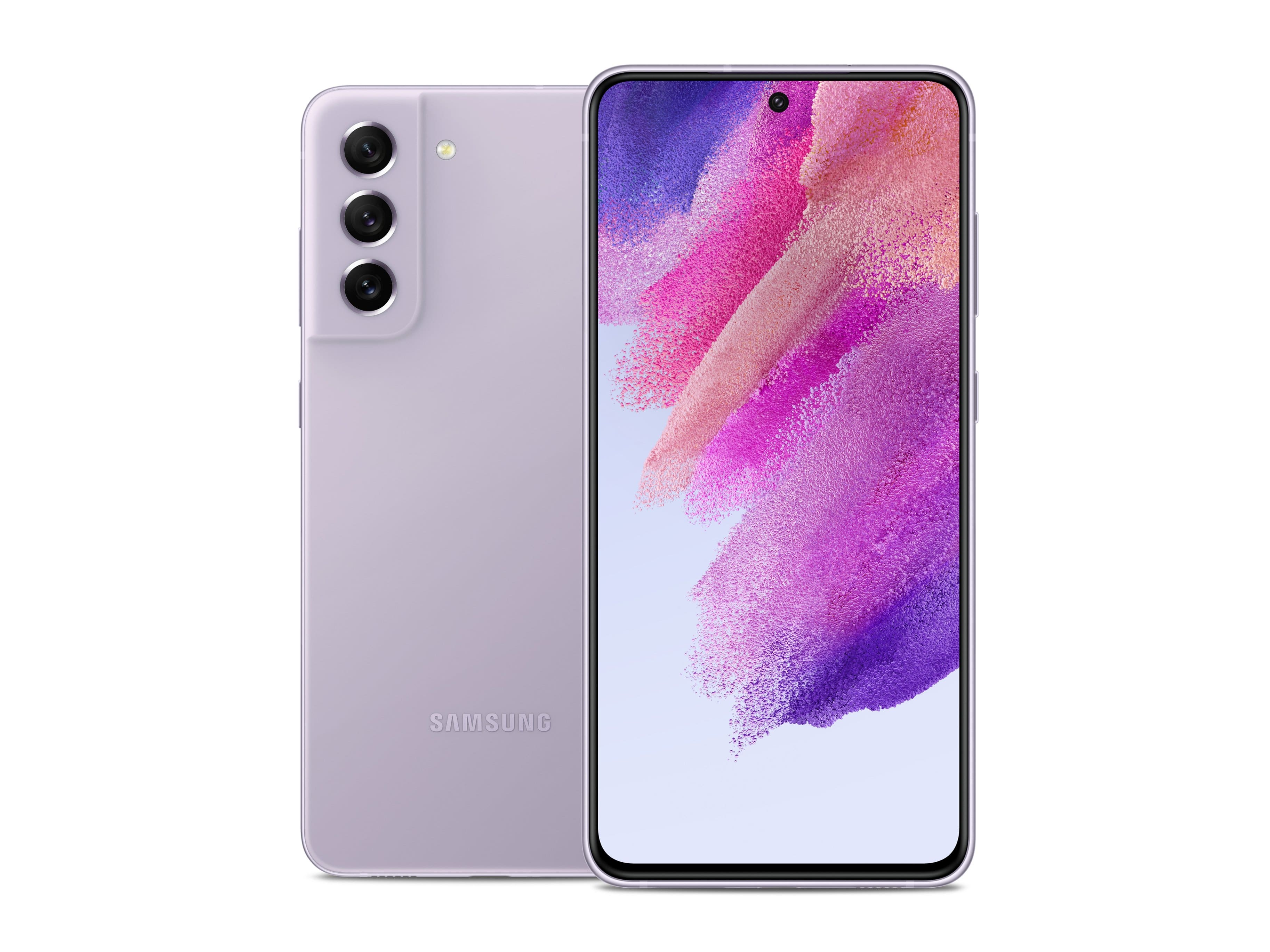 Front. Samsung - Galaxy S21 FE 5G 128GB - Lavender.