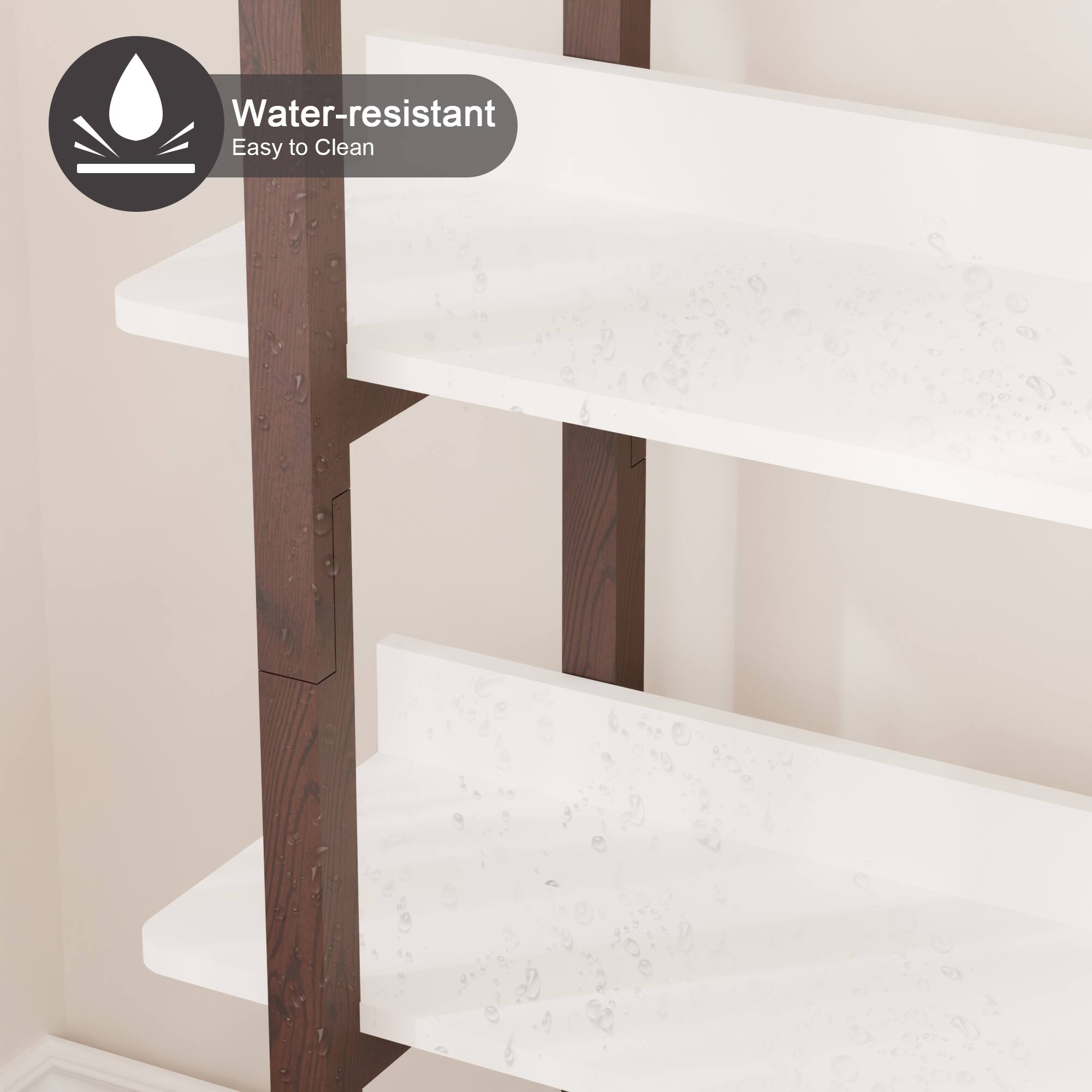 Water-resistant  
Easy to Clean