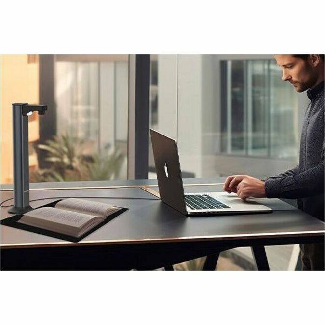 Alt View 2. IRIS - I.R.I.S. IRIScan Desk 7 Pro Overhead Scanner - 4912 x 3680 dpi Optical - 24-bit Color - Color, Grayscale Scan - Book - Unknown.