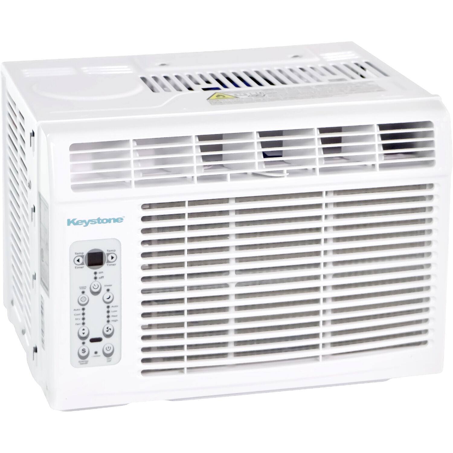 Alt View 5. Keystone - 650 Sq. Ft 14,000 Cooling BTU Window Air Conditioner - White.
