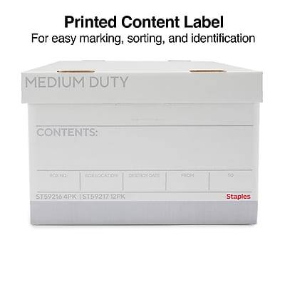 Printed Content Label  
For easy marking, sorting, and identification  

MEDIUM DUTY  

CONTENTS:  
ST59216 4PK, ST59217 12PK  

Staples
