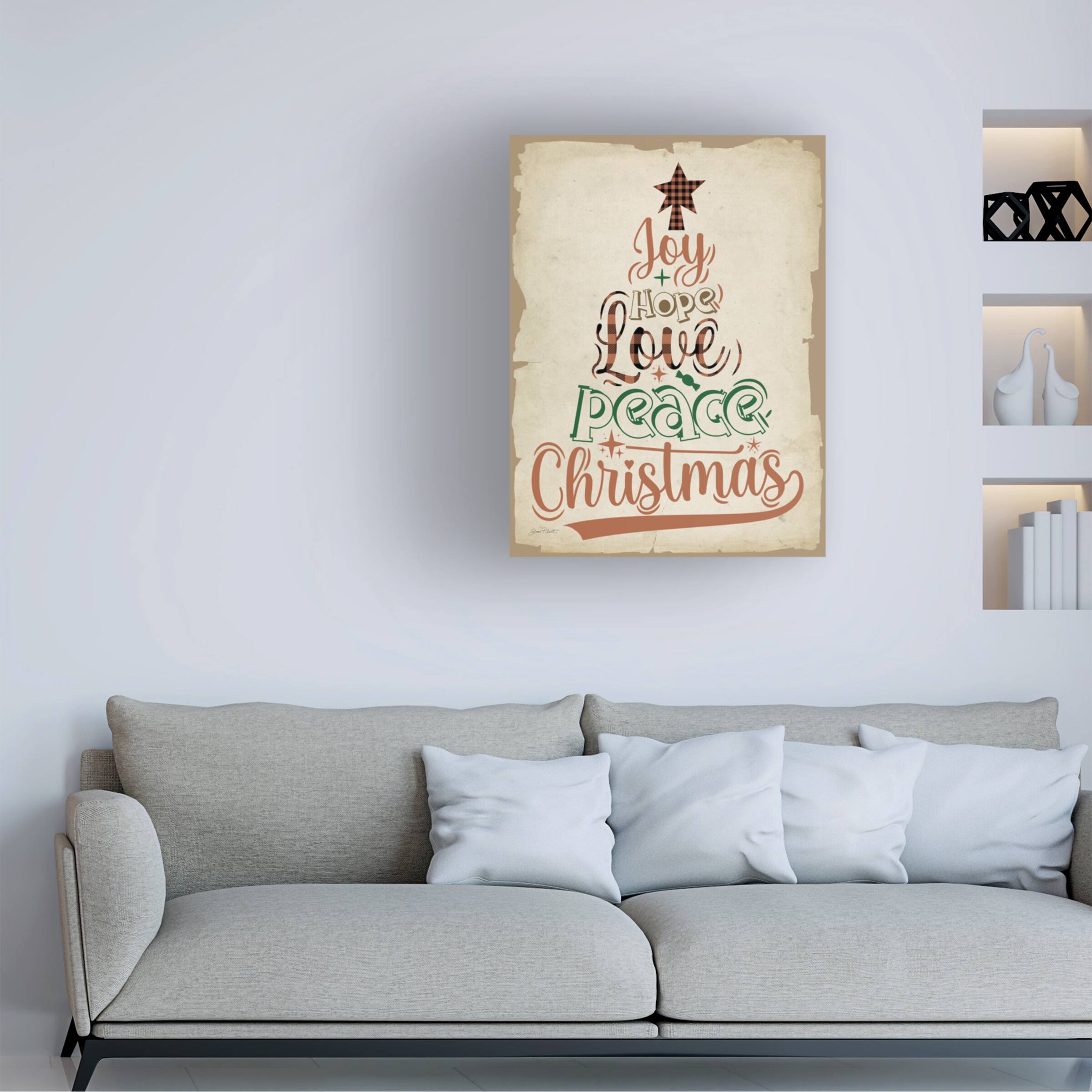 Joy + Hope  
Love  
Peace  
Christmas