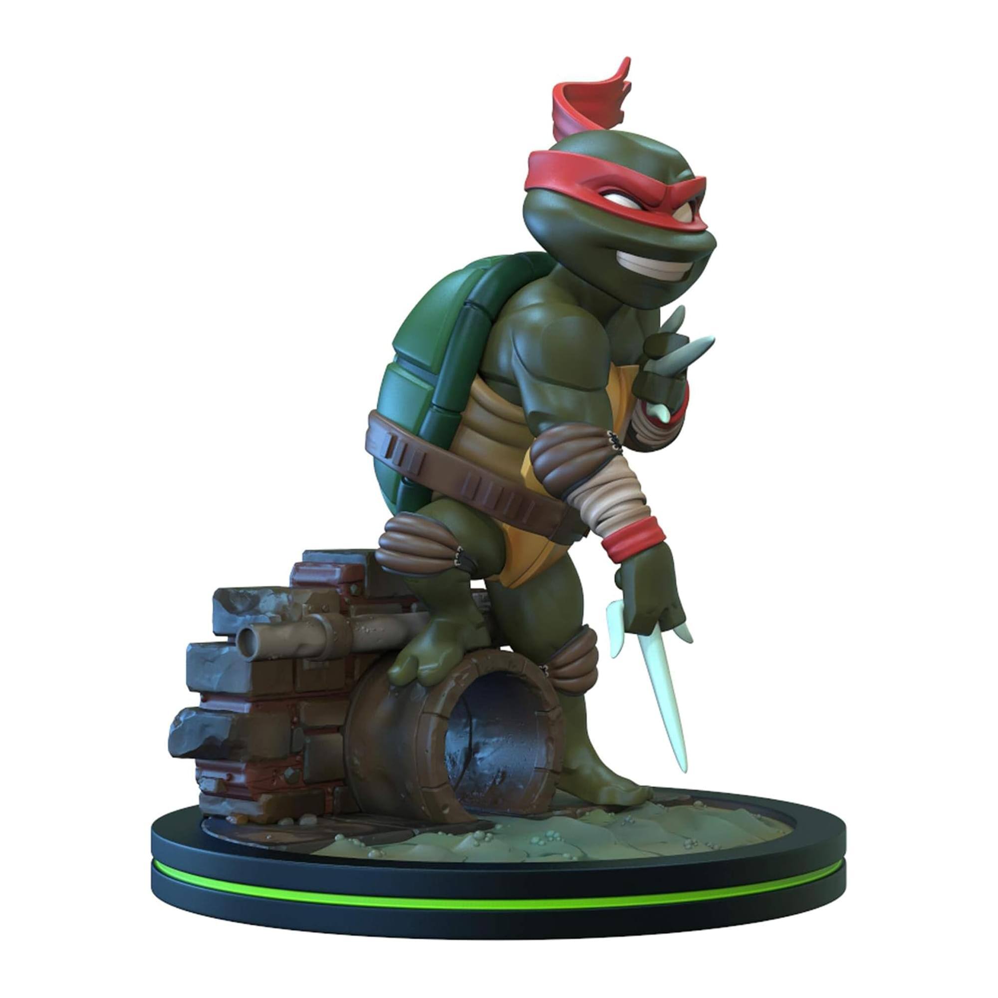 Alt View 1. Quantum Mechanix - Teenage Mutant Ninja Turtles Q-FIG Vinyl Figure | Raphael - Multi-Colored.