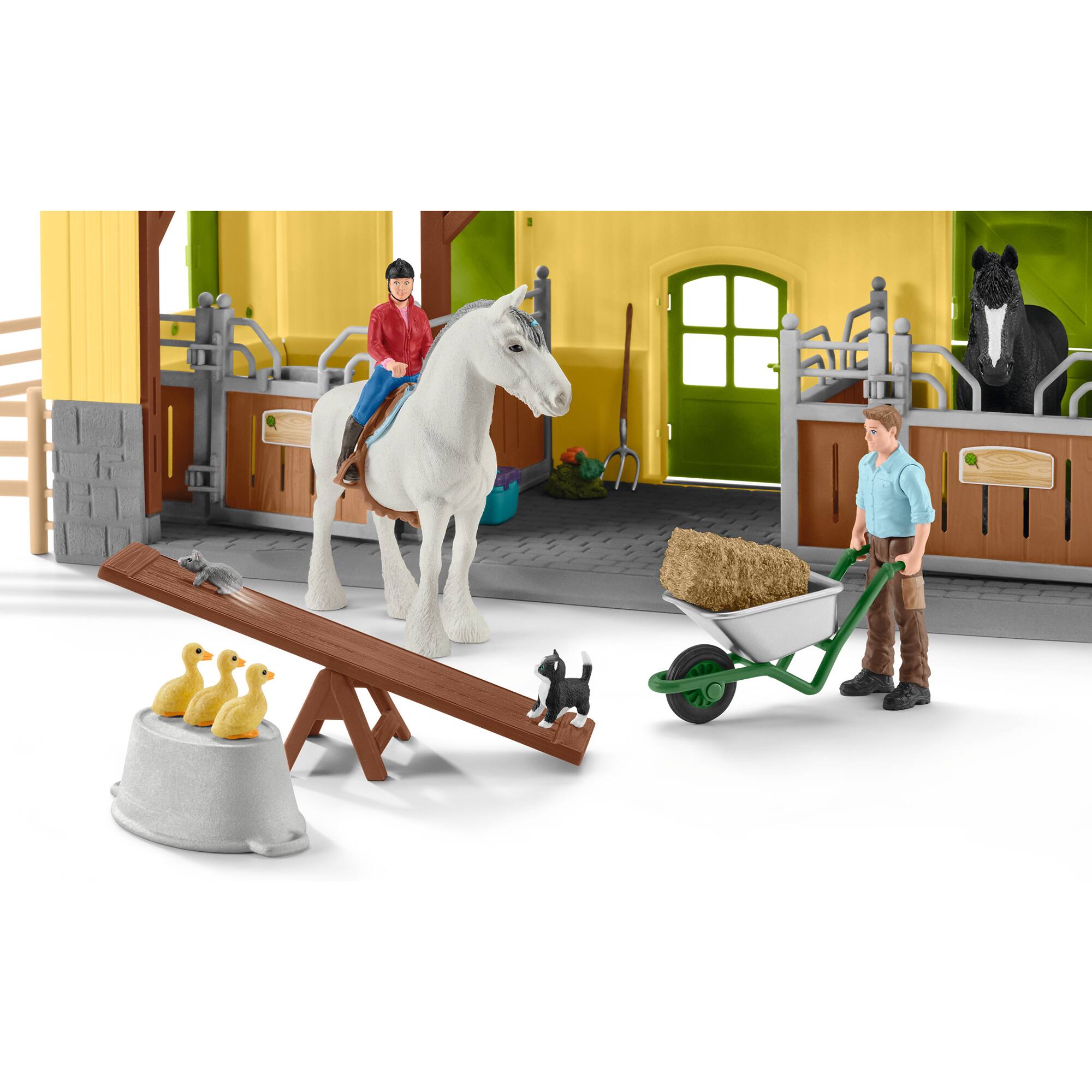 Alt View 3. Schleich - Farm World: Horse Stable.