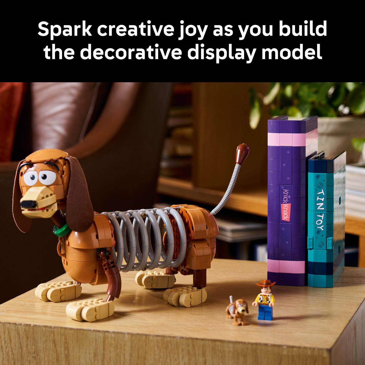 Spark creative joy as you build the decorative display model Knick Knack TIN TOY.