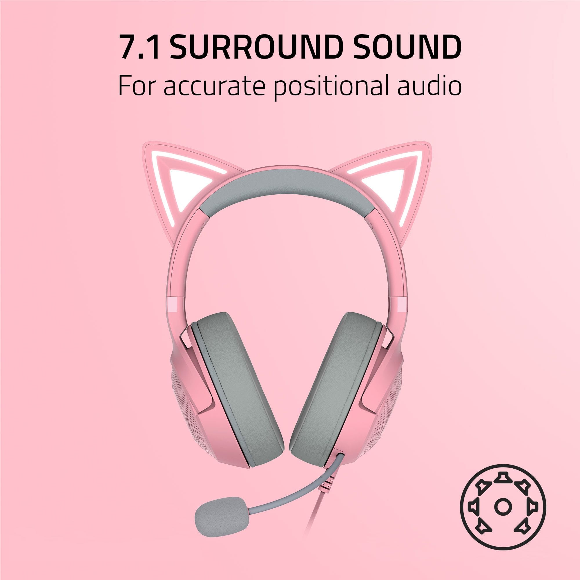 7.1 Surround Sound for accurate positional audio.