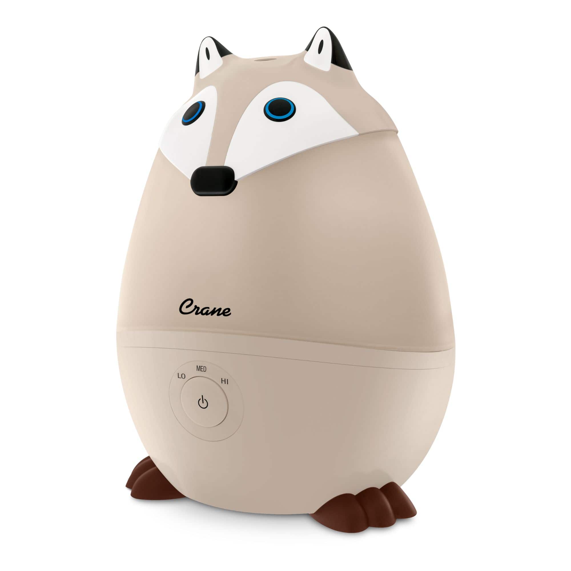 CRANE - Baby Mini-Adorable Red Fox 0.5 Gal. Baby Humidifier, Cool Mist with Aroma Tray & Night Light - Beige