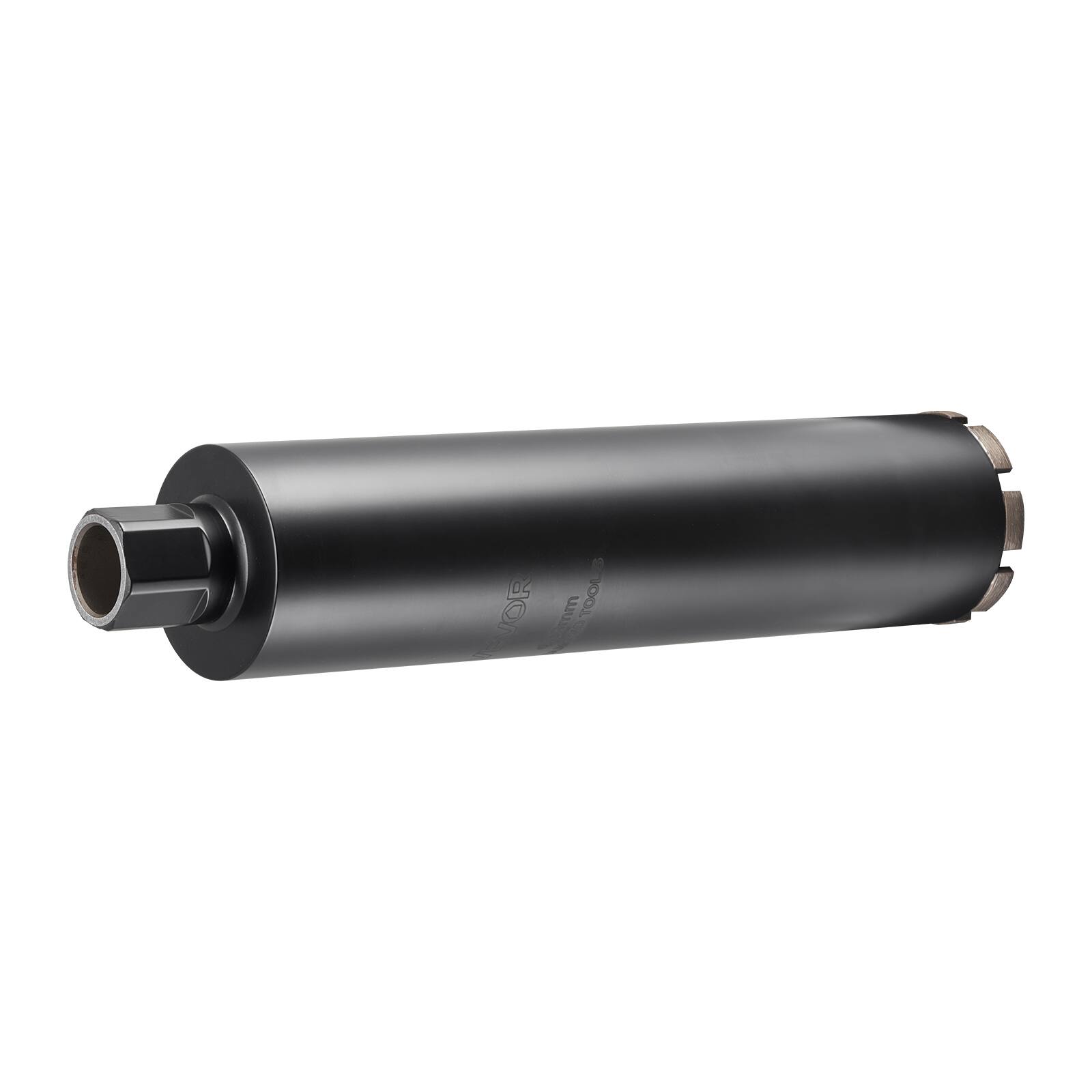 Alt View 5. VEVOR - Core Drill Bit, 3-1/2 inch Diameter, 14 inch Drilling Depth, 1-1/4 in-7 Internal Thread, High-Precision Welding - Black.