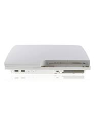 Front. MobileSentrix - Top & Bottom Housing Casings Replacement Compatible for PlayStation 3 Slim (CECH-2000 Series) - White - White.