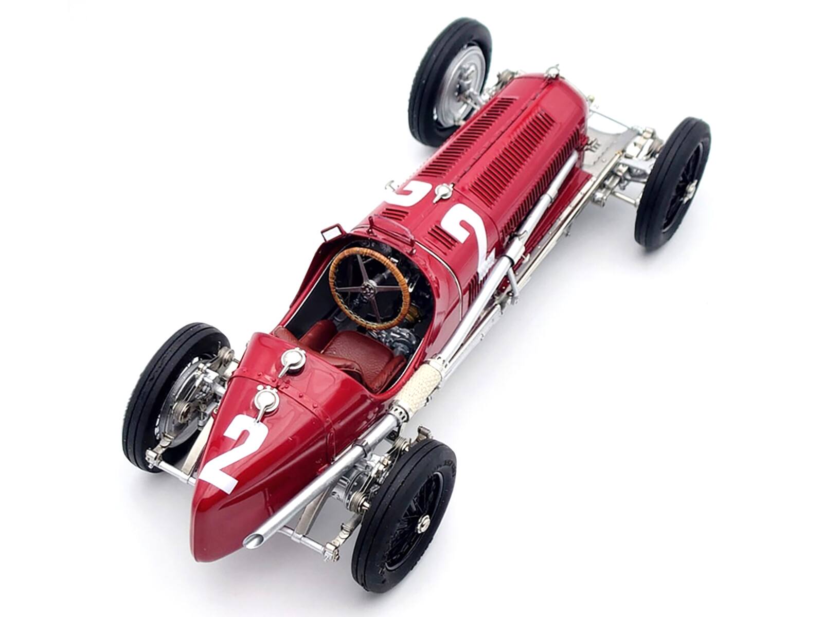 Alt View 7. CMC - Alfa Romeo Tipo B (P3) #2 Rudolf Caracciola Winner Germany GP (1932) Limited Edition to 1000 pcs 1/18 Model Car by CMC.
