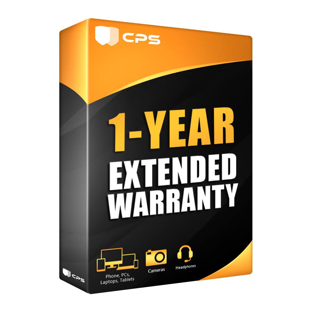 CPS  
1-YEAR EXTENDED WARRANTY  
Phone, PCs, Laptops, Tablets, Cameras, Headphones