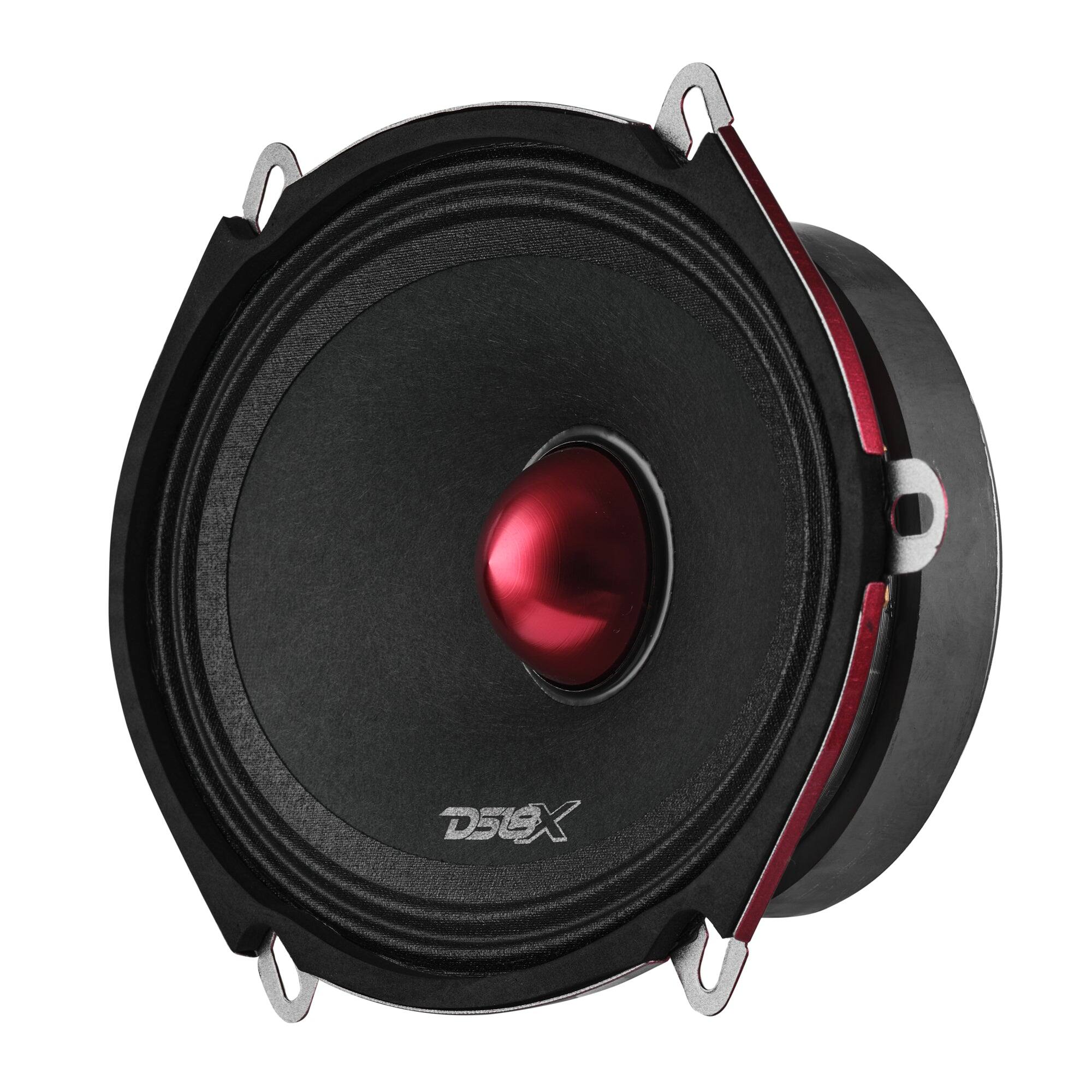 Left. DS18 Audio - PRO-X 5x7" Mid-Range Loudspeaker with Bullet, 175W RMS 4-Ohm.