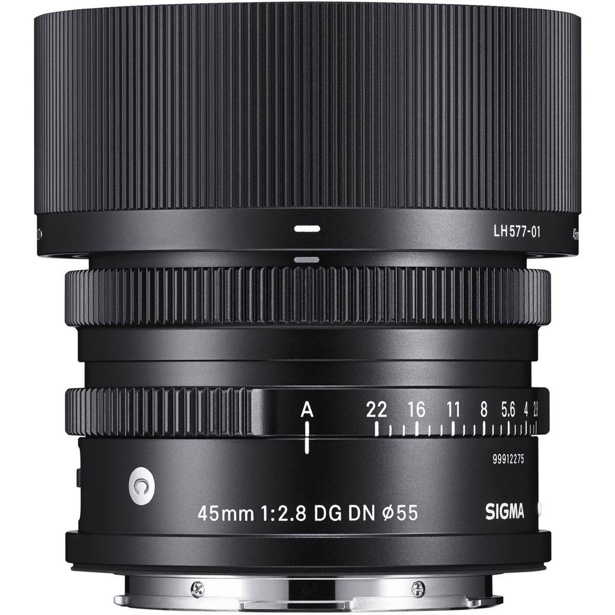 LH577-01  
LH 6  
A  
22 16 11 8 5.6 4  
99912275  
45mm 1:2.8 DG DN φ55  
SIGMA