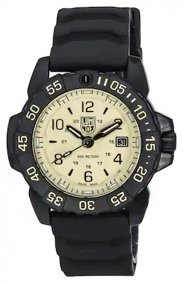 Luminox - Navy SEAL Foundation Swiss Quartz Military Diver's XS.3251.CBNSF.SET 200M Men's Watch With Extra Strap - Beige