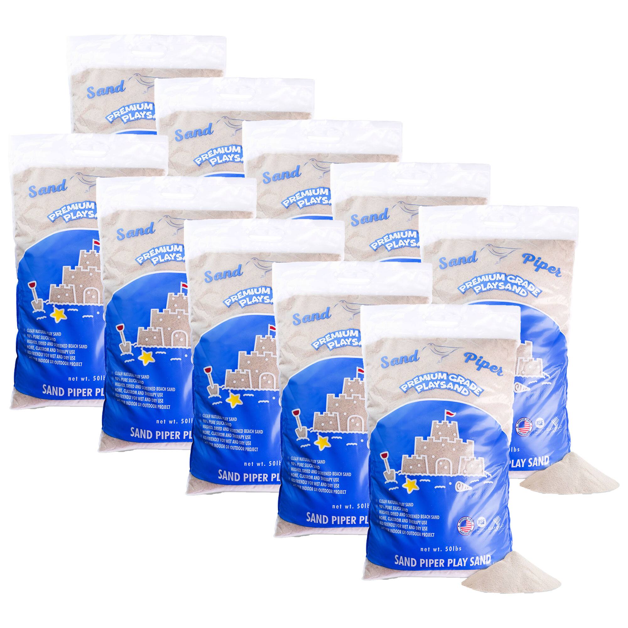 SandPiper - 50lb Premium Grade Multi-Use Play Sand, Chemical Free Formula, 10 Pack price history on PriceWatchPro