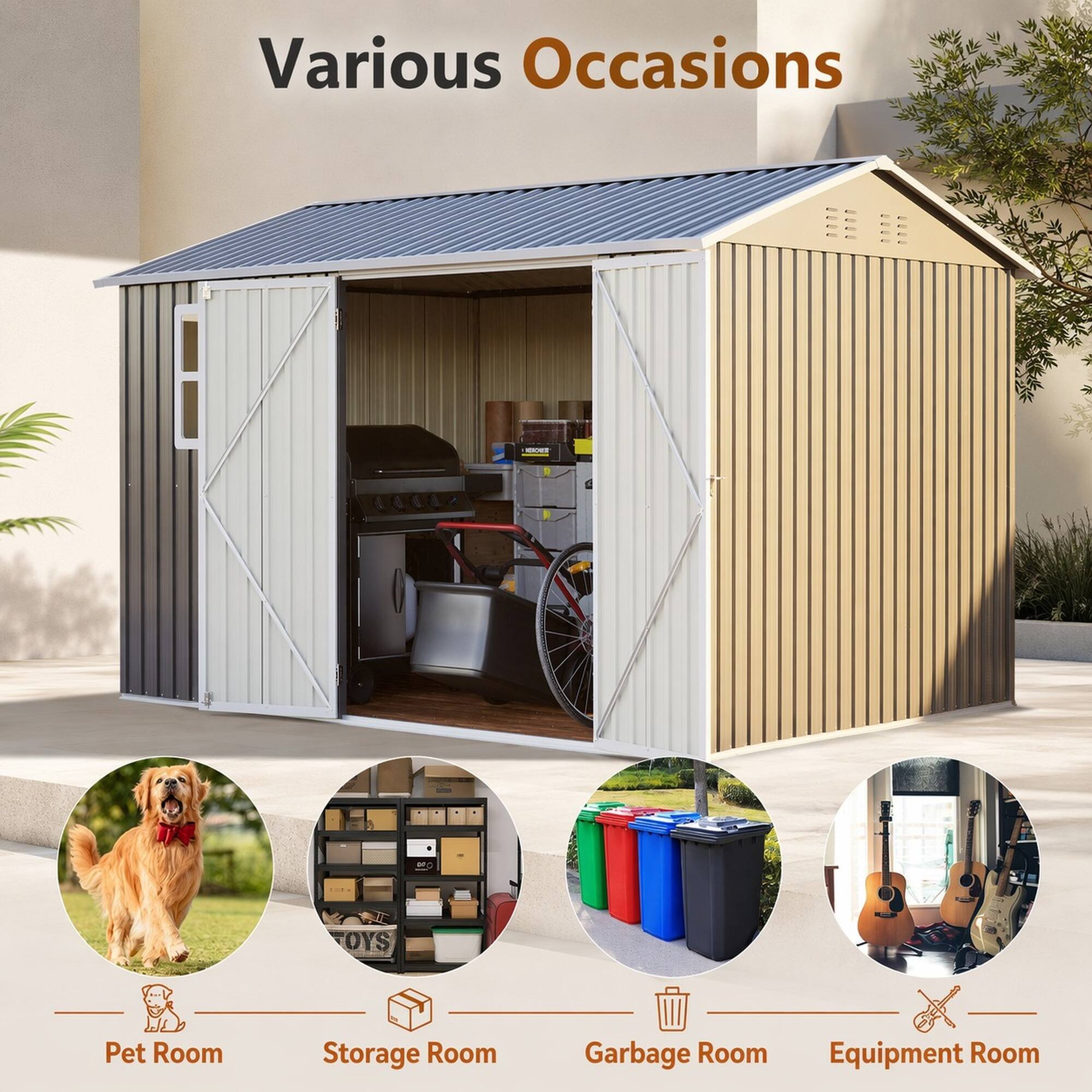 Various Occasions

Pet Room
Storage Room
Garbage Room
Equipment Room