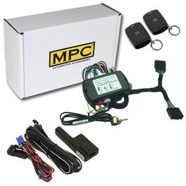 MPC - 1-Button Remote Start Kit For 2008 Dodge Ram 1500 - T-Harness - Key-to-Start - Black