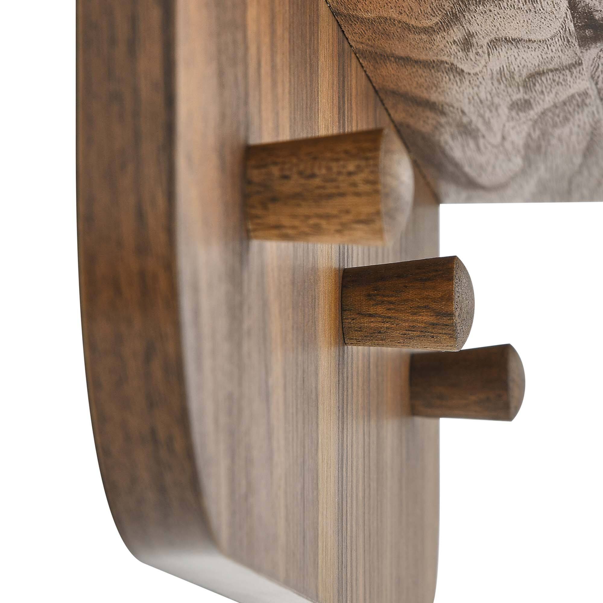 Alt View 5. Modway - Lumina Mirror by Modway - Walnut.