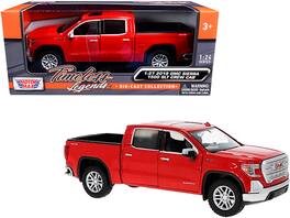 2019 GMC Sierra 1500 SLT Crew Cab Pickup Truck 1/24-1/27 Diecast Model Car by Motormax - Red