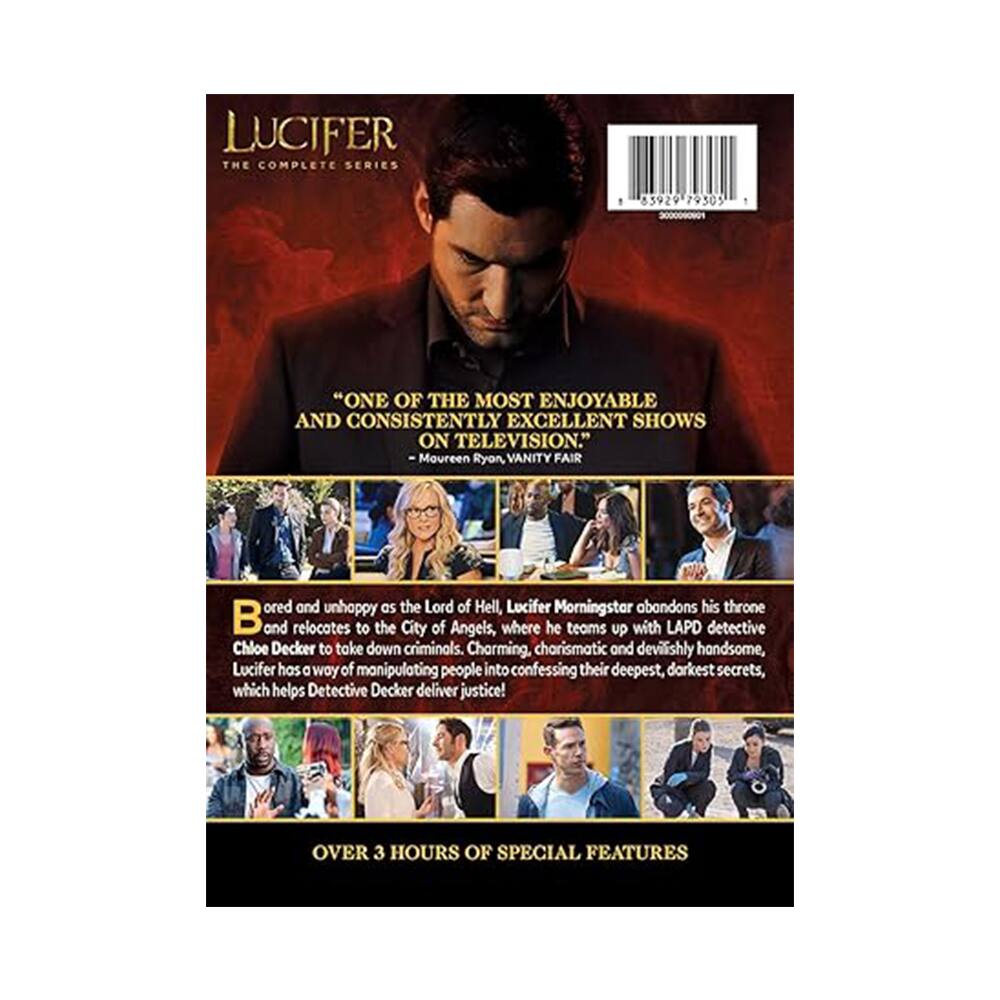 Left. Lucifer Complete Series 1-6 (18-Disc DVD Box Set).