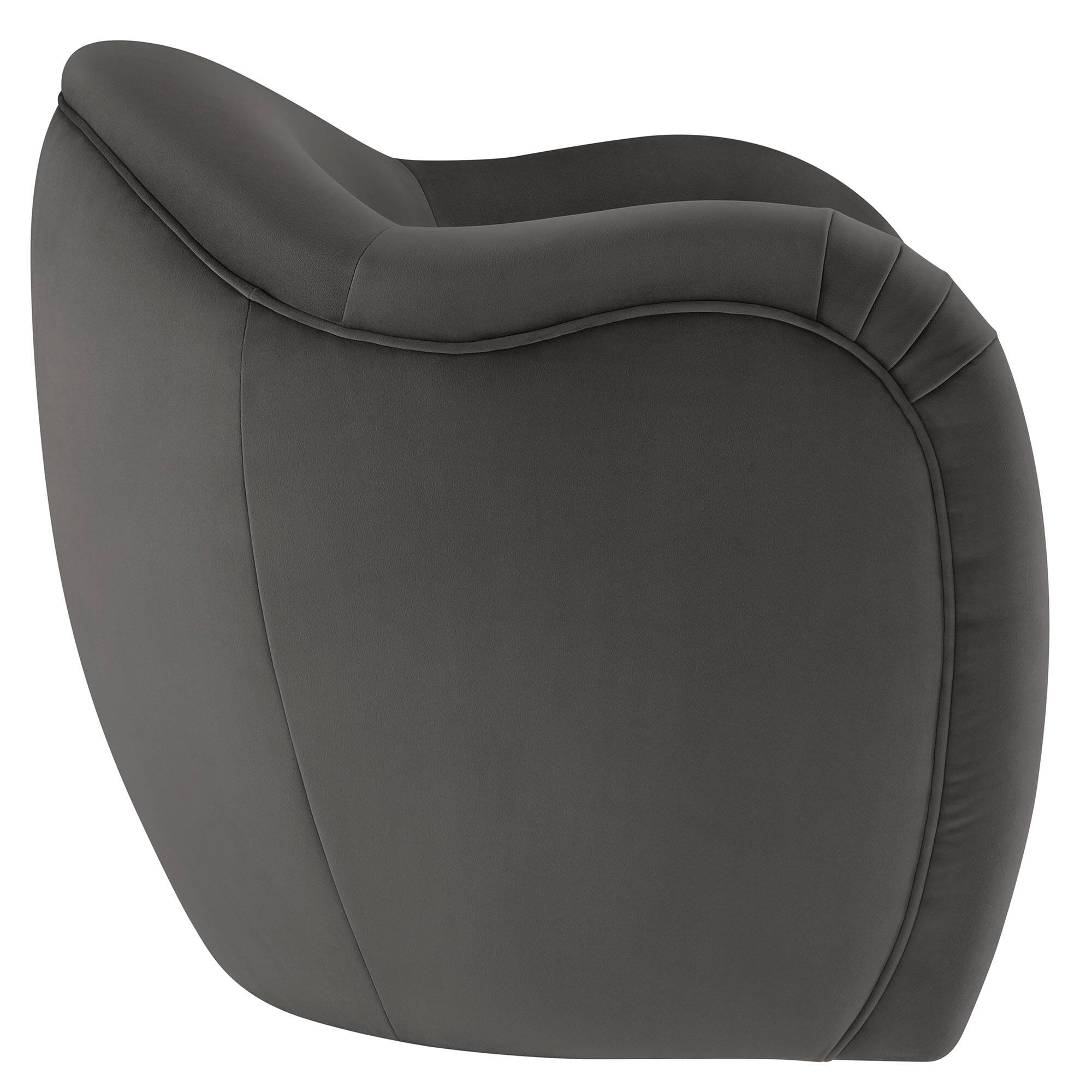 Alt View 2. Modway - Compose Performance Velvet Accent Chair by Modway - Storm Gray.