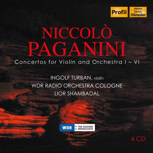 Paganini / Ingolf Turban - Cons 1-6 for VLN & Orch   - COMPACT DISCS [CD] price history on PriceWatchPro