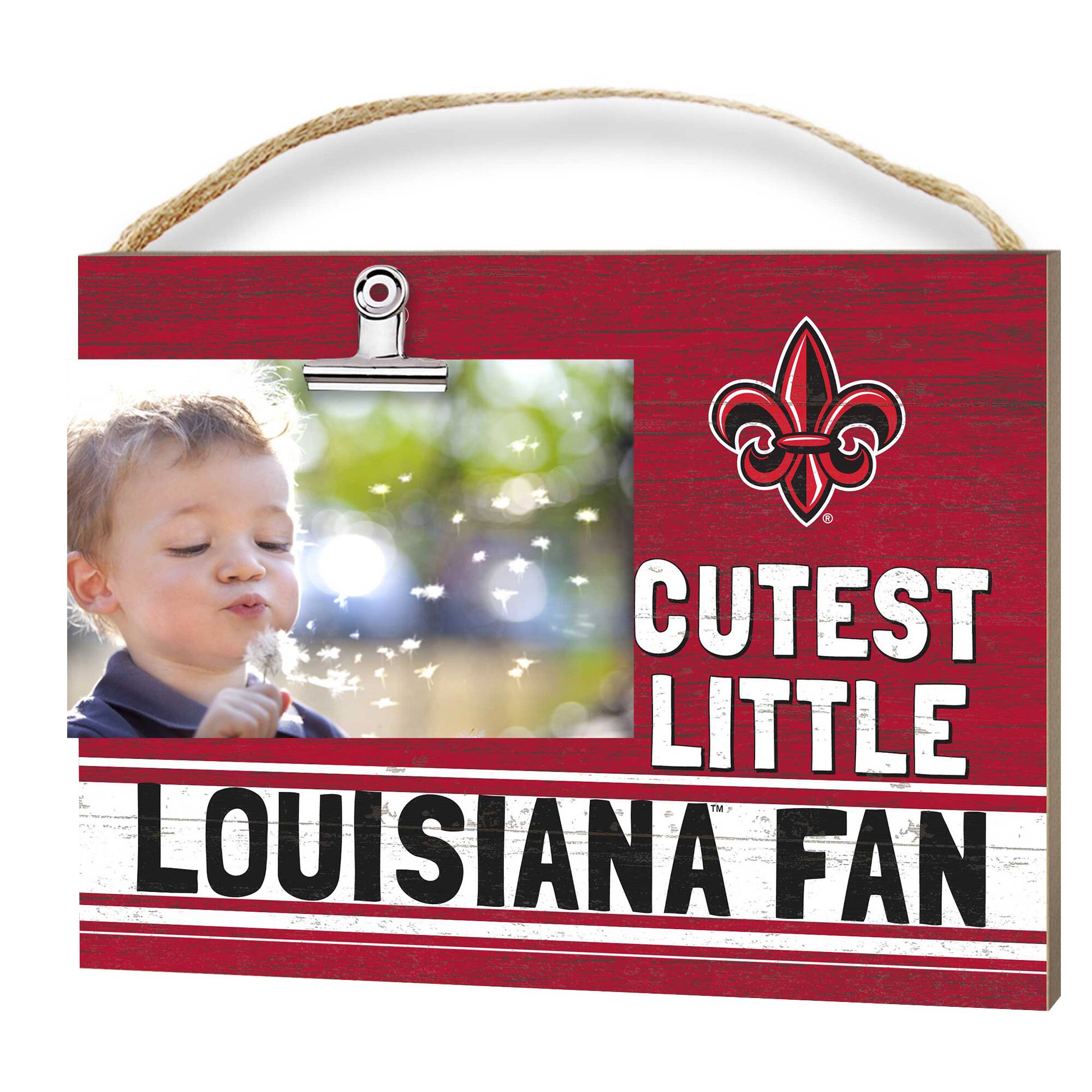 Louisiana Ragin' Cajuns 8'' x 10'' Cutest Little Team Logo Clip Photo Frame