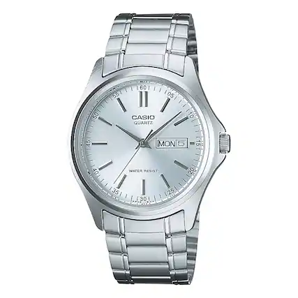 I 155 1 - 501 I - 45 i 160/ 105 I CASIO 10 QUARTZ MON 5 15 - - 40 - WATER RESIST I 35 I I I I 1301 MNVI - 20 - 25 HE