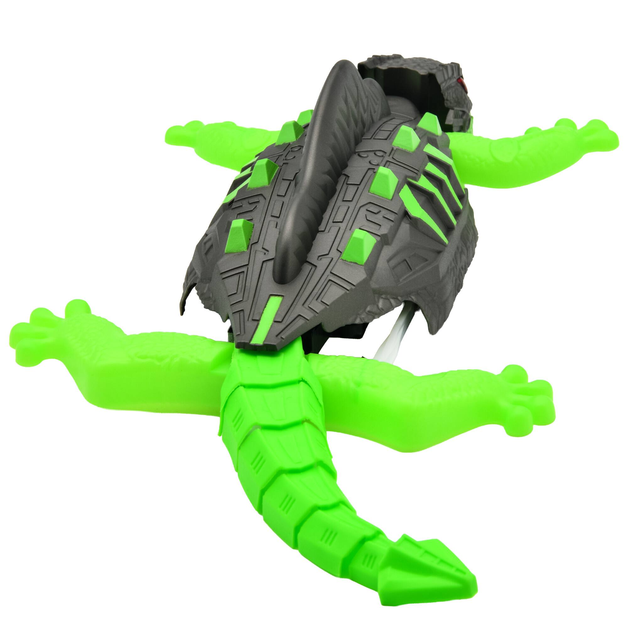 Back. Contixo - Contixo WC2 Wall Climbing RC Lizard Toy with LED Eyes, Remote Control Gecko, Rechargeable Indoor Toy - Green.