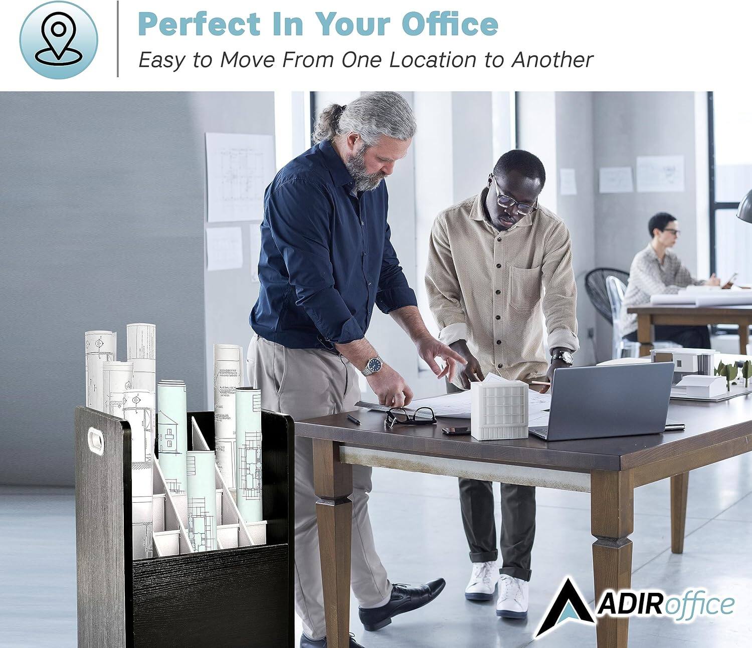 Perfect In Your Office
Easy to Move From One Location to Another
A ADIR office