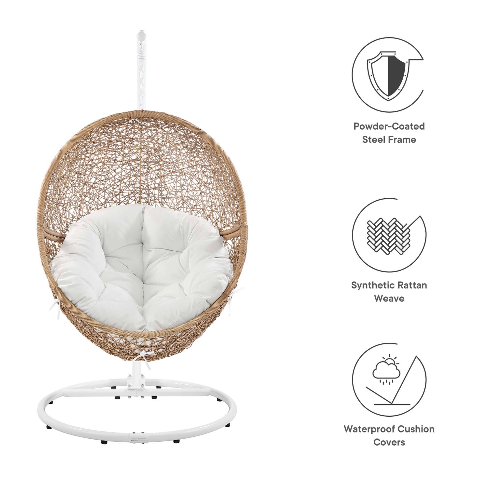 - Powder-Coated Steel Frame
- Synthetic Rattan Weave
- Waterproof Cushion Covers