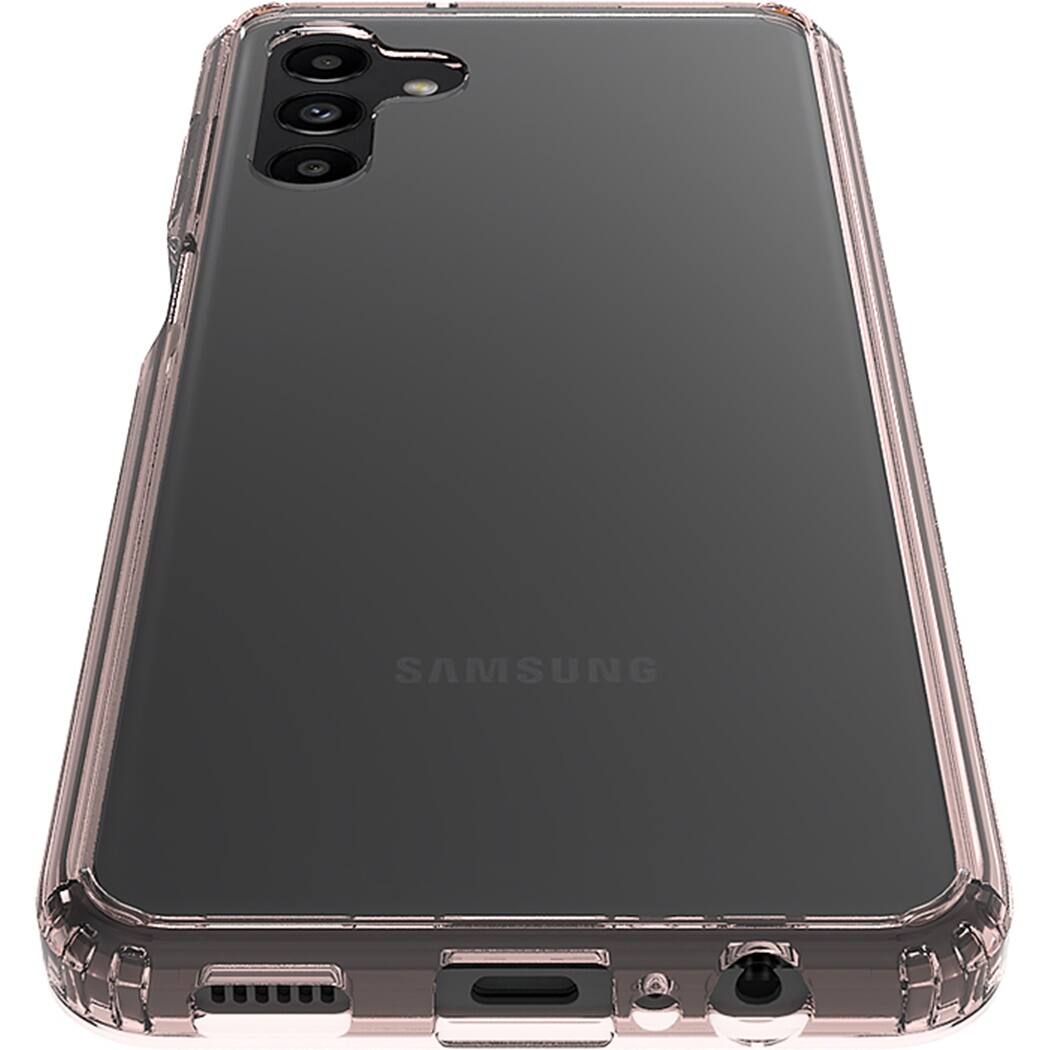 Alt View 12. SaharaCase - Hybrid-Flex Hard Shell Case for Samsung Galaxy A13 5G - Clear/Rose Gold.