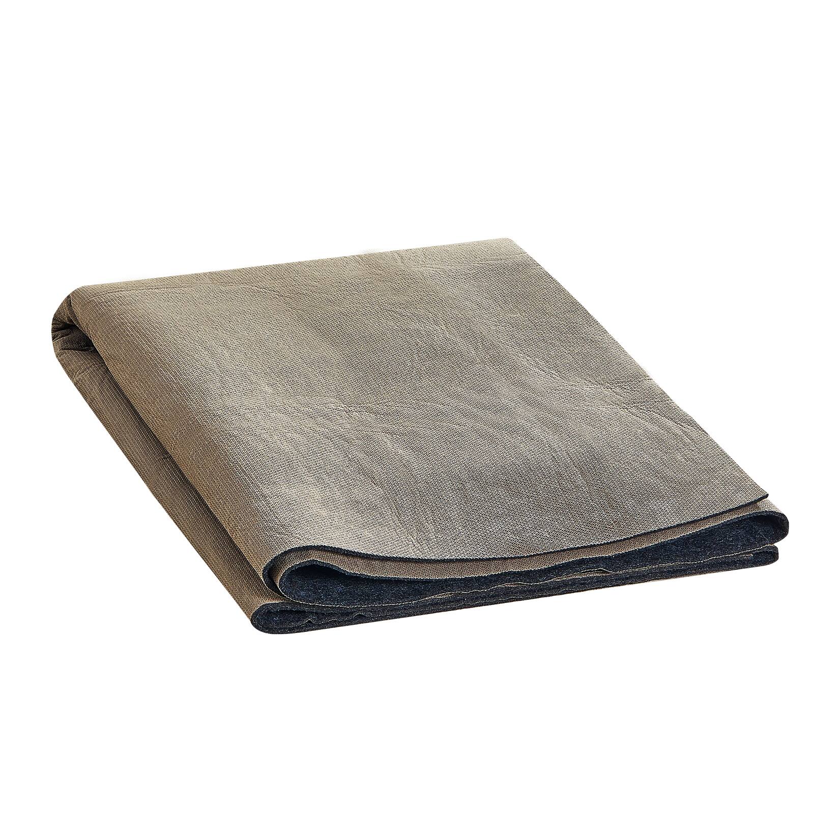 Alt View 5. VEVOR - Slip-Resistant Rug Pad, Protective Cushioning Carpet Pad - 5' x 8' - 1/4"Thick, Dual Surface, Polyester Felt + Latex - Gray (Felt) + Brown (Latex).