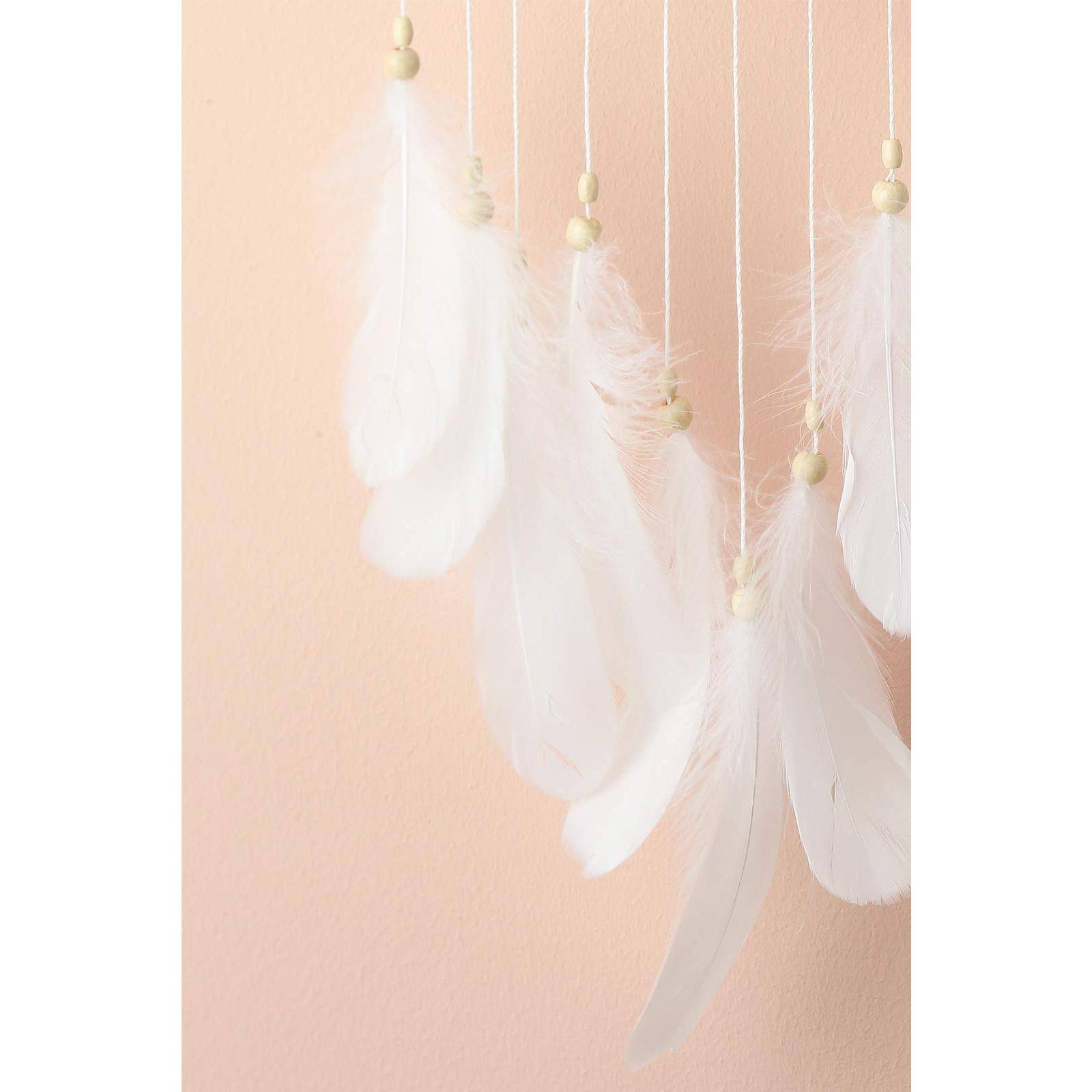 Alt View 1. Fabibe - Dream Catchers White For Bedroom Handmade Hanging Decorations Lace Catcher Mobile Room Decor Good Symbols The dream - Default.