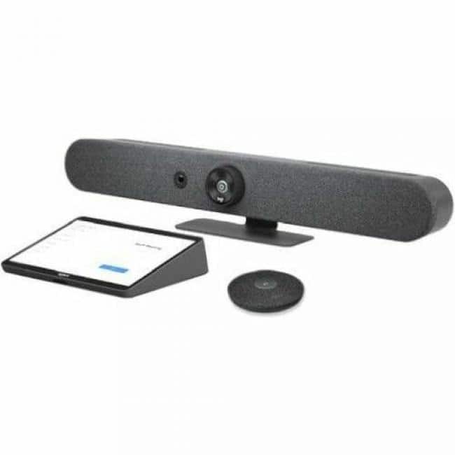Logitech - Rally Bar Mini Room Kit - For Video Conferencing - Large Room Size Supported - Desktop - TAA Compliant - Graphite